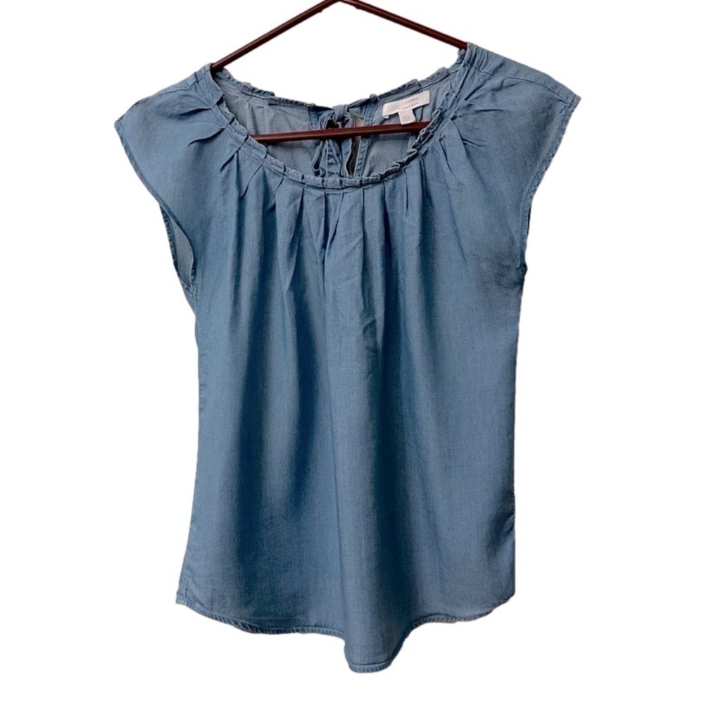 LC Lauren Conrad Blue Denim Lightweight Tank Size XS